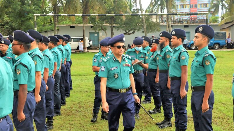 বিএমপি’র  মাস্টার প্যারেড  অনুষ্ঠিত।