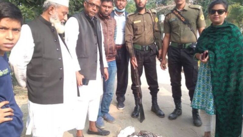 এক ব্যক্তির কারাদণ্ড বাবুগঞ্জে পাখি শিকার করায়