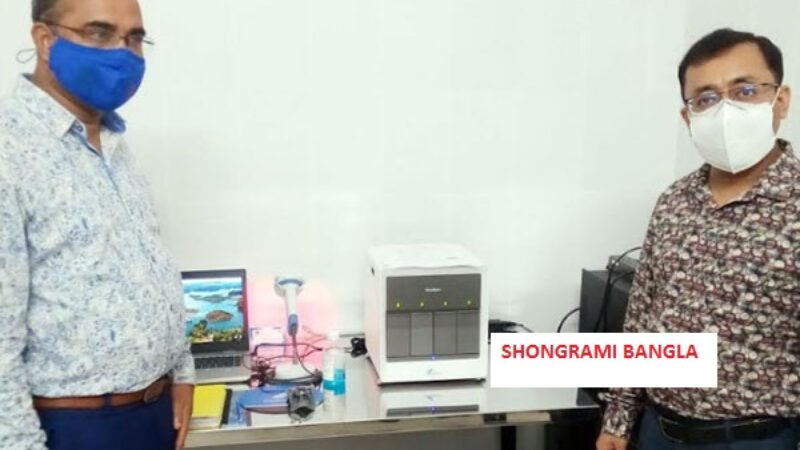 “জিন এক্সপার্ট” মেশিনের সাহায্যে করোনা পরীক্ষা বরিশালে মাত্র ৫০ মিনিটে