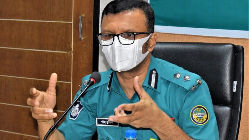 বরিশাল মেট্রোপলিটন পুলিশের চলমান উন্নয়ন প্রকল্পের অগ্রগতি পর্যালোচনা সভা অনুষ্ঠিত