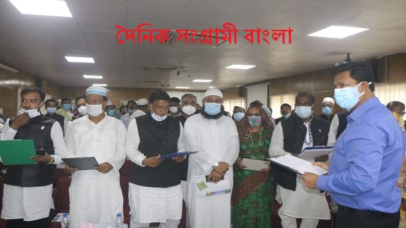 ৪৯ ইউপি চেয়ারম্যানের শপথ গ্রহণ বরিশালে