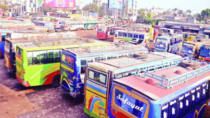 পাঁচ দফা দাবিতে তিন চাকার যান ধর্মঘট বরিশালে