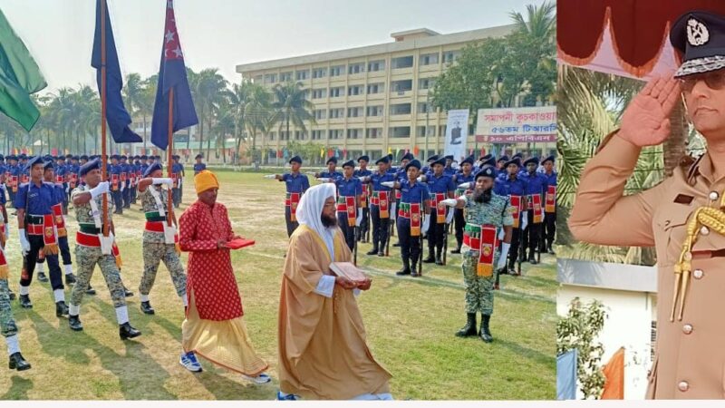 বরিশাল ১০ আর্মড পুলিশ ব্যাটালিয়ন প্যারেড প্রধান অতিথি পুলিশের অতিরিক্ত আইজিপি জনাব মোঃ শাহাবুদ্দিন খান, বিপিএম (বার)