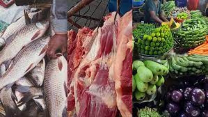 বেড়েছে মাছ-মাংস-সবজির দাম বরিশালে বৃষ্টির দোহাই
