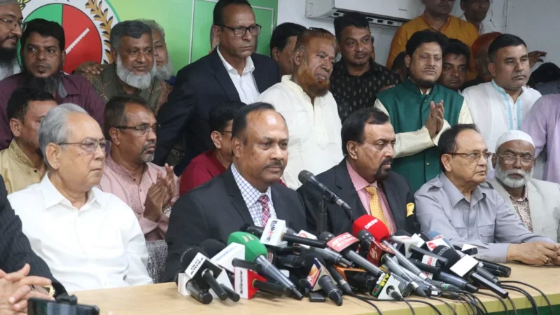 রওশনের আসন খালি ২৮৭ আসনে জাপার প্রার্থী ঘোষণা