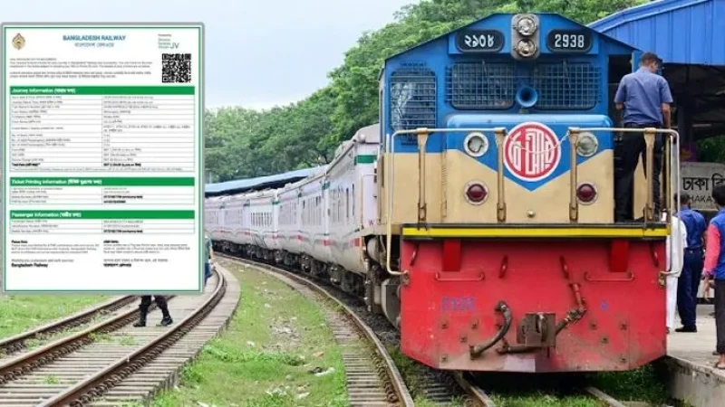 ট্রেনের টিকিট বিক্রি শুরু আজ ঈদের ফিরতি যাত্রার