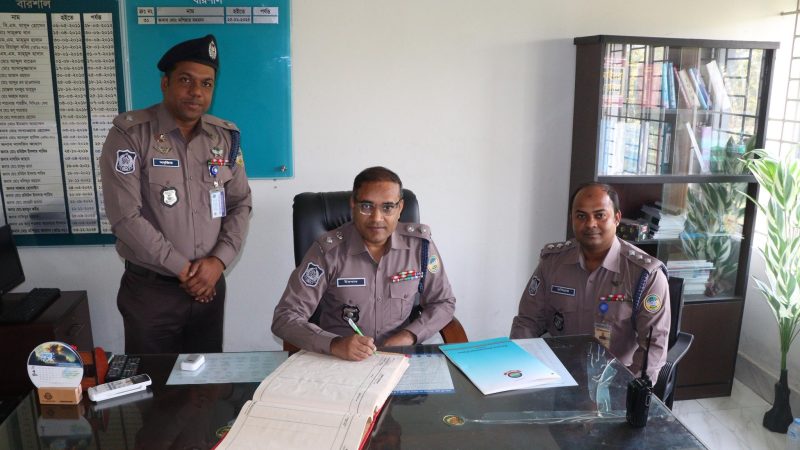 বিএমপি’র সহকারী পুলিশ কমিশনার (এয়ারপোর্ট) কার্যালয় বার্ষিক পরিদর্শন